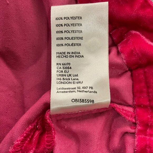 Free People Mini Skirt Womens 10 Velvet Annalise Pink Phenom Mod Retro Party NWT - Picture 8 of 12